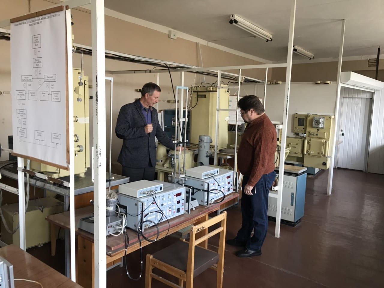 Stationary equipment briefing with the technological flowchart